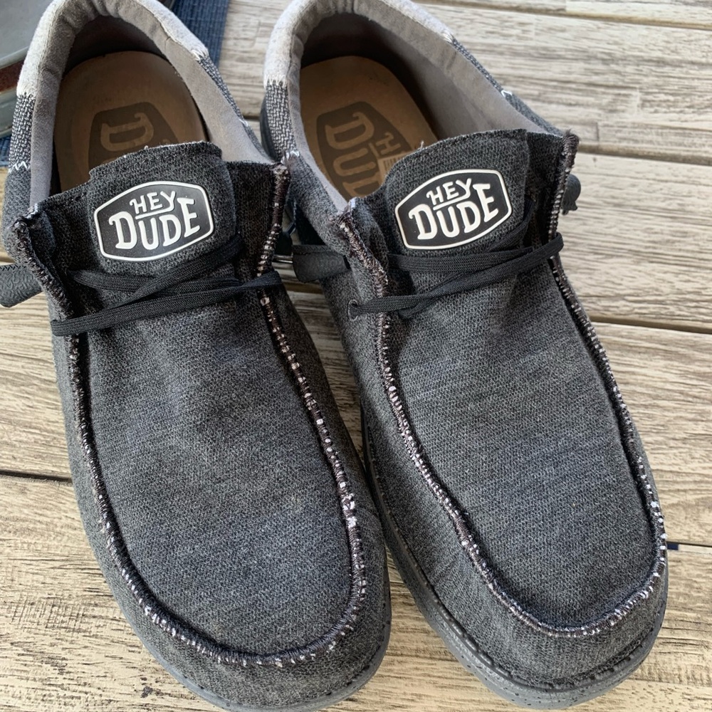 Hey Dude Men's Gray Casual Shoes